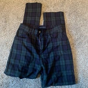 BRANDY MELVILLE PLAID PANTS